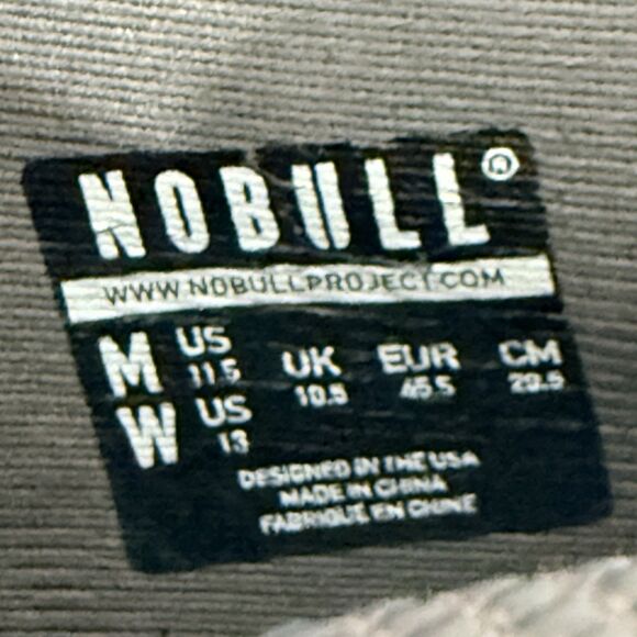 Nobull Dark Gray / Gum SF Trainer Low Sneakers Men's 11.5 / Women's 13 - Picture 10 of 10